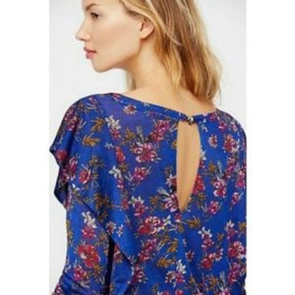 [SOLD]NWOT Free People Dock Street Floral Top - Picture 2 of 8